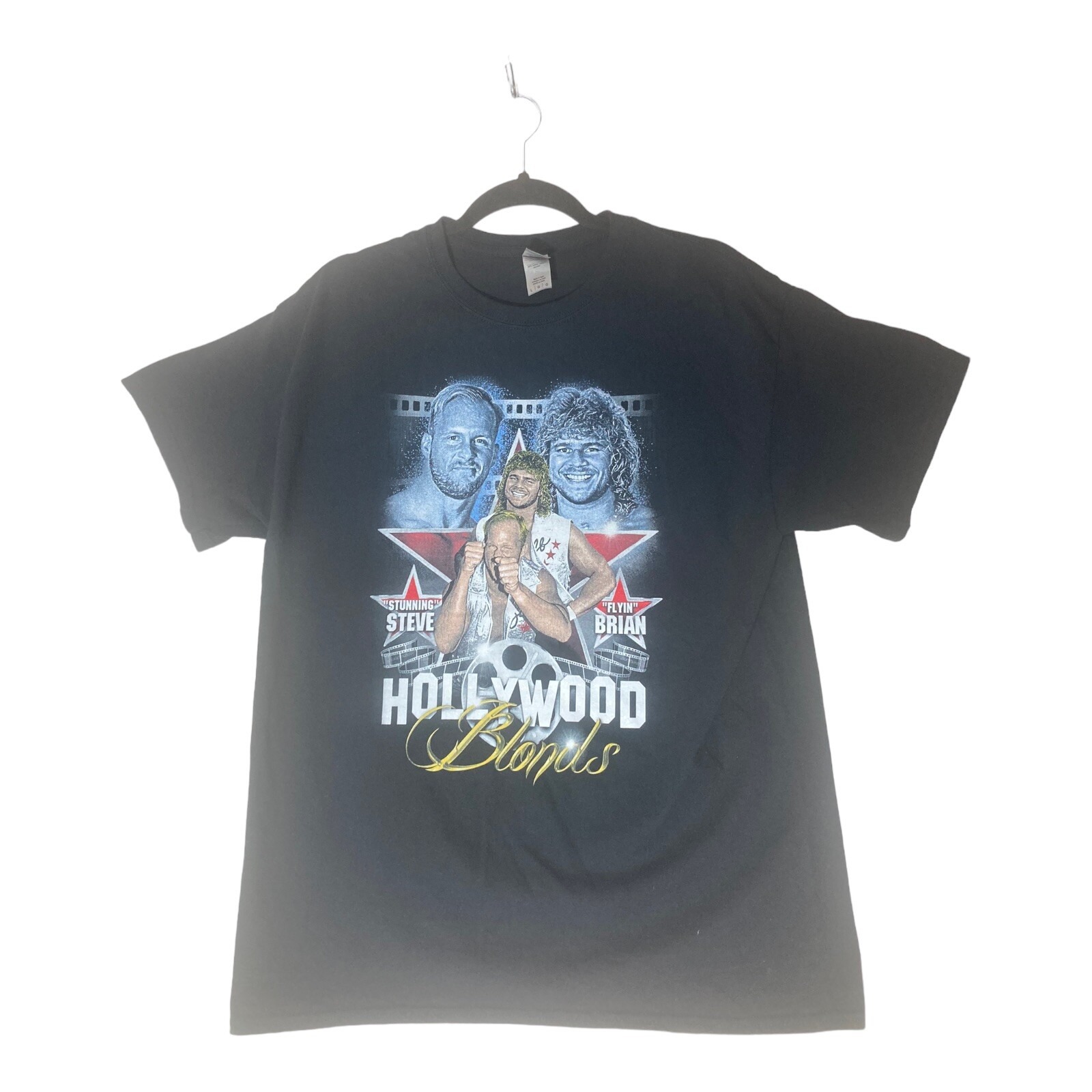 Hollywood Blonds Wrestling Shirt Wwe Wwf Size L Steve Austin Brian Pullman 316